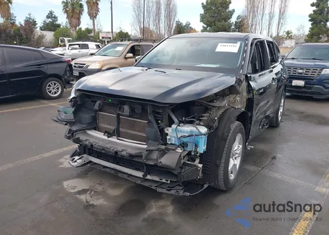 2021 Toyota Highlander Hybrid Le from USA, damaged, VIN 5TDZARAH4MS507726